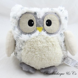 Peluche bouillotte hibou WARMIES chouette micro-onde