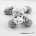 Plush donkey BABY NAT gray micro beads