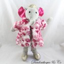 Plush elephant JELLYCAT coat pink white 31 cm