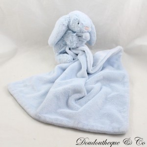 Pañuelo Doudou conejo JELLYCAT azul rosa nariz Little Jellycat 45 cm