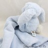 Doudou mouchoir lapin JELLYCAT bleu nez rose Little Jellycat 45 cm