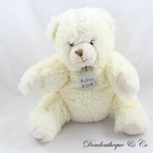 Peluche orso BEIGE capelli lunghi