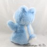 Plush squirrel teddy bear blue white vintage 24 cm