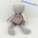 Plüsch Isidor Eule MOULIN ROTY La Grande Famille Overall 28 cm