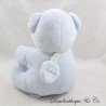 Peluche musicale ours KALOO Perle bleu assis broderie 20 cm