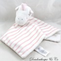 Piatto peluche unicorno PRIMARK linee righe rosa Piumino Baby 31 cm