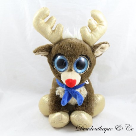 Plush reindeer FIZZY Big eyes