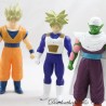 Set di 5 figure Dragon Ball Z BANDAI Goku Vegeta Piccolo Tronchi 10 cm