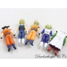 Set de 5 figuras Dragon Ball Z BANDAI Goku Vegeta Piccolo Trunks 10 cm