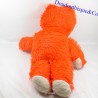 Plush bear Unmarked orange white vintage 56 cm