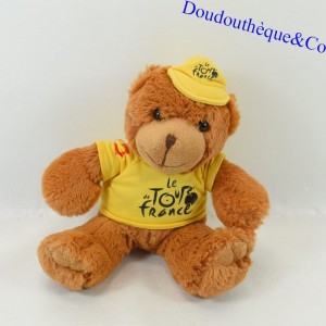 Plush bear MECENAT HEART TOWER of France yellow jersey 22 cm