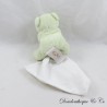 Doudou handkerchief bear BABY NAT' green