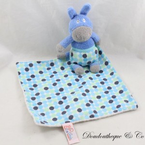 Doudou Taschentuch LATITUDE CHILD blaue Erbsen