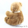 Plush bear TEDDY bear brown beige knot