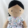 Muñeca de peluche OBAIBI Vestido floral de niña de raza mixta