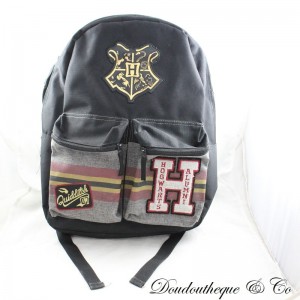 Backpack Harry Potter WARNER BROS badges Hogwarts Quidditch black 42 cm