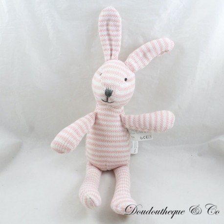 Plüschkaninchen ZARA HOME rosa weiß gestreift Plüschkaninchen ZARA HOME rosa weiß gestreift