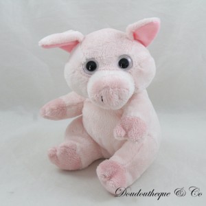 Plüschschwein große Augen schwarz rosa