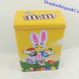Caja metálica M&M'S m&ms Yellow Easter Bunny chocolate 18 cm
