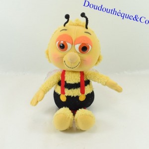 Peluche Bumble l'abeille de Fifi et ses Floramis  jaune noir vintage 2004 28 cm
