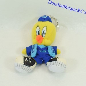 Schlüsselanhänger Plüsch Kanarienvogel Titi OLYMPIQUE DE MARSEILLE The Looney Tunes Titi und Grosminet Fußball 14 cm