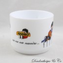 Mug publicitaire bonbons Haribo ARCOPAL France Na na na nanère ... vintage blanc 10 cm