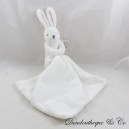 Doudou Taschentuch Kaninchen JACADI weiß 33 cm