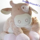 Peluche XXL mucca NOUKIE'S Lola coccarda beige rosa 70 cm