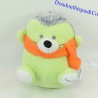 Hedgehog cuddly toy A-DERMA scarf wool orange pharmacy 18 cm
