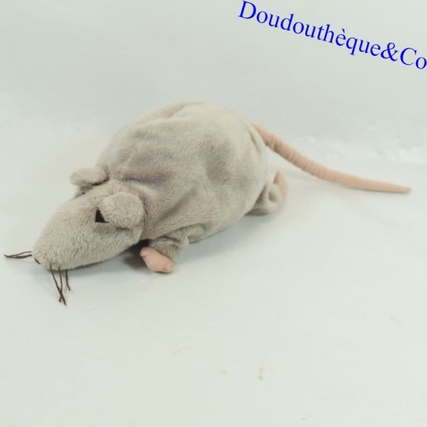 IKEA Minnen Ratta rat mouse plush grey 20 cm SOS cuddly toy