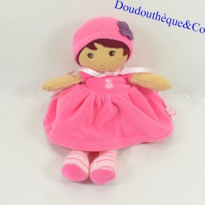 Doll rag Emma K KALOO my first doll in fabric tender pink 23 cm