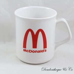 Taza con logotipo rojo Mcdonald's Mcdo taza de cerámica