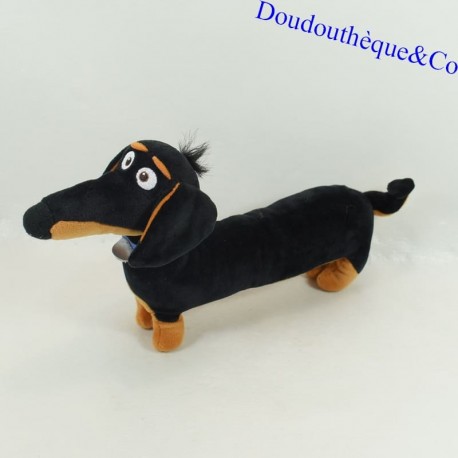 Plush Buddy the Dachshund Dog Comme Des Bêtes the secret life of pets 28 cm