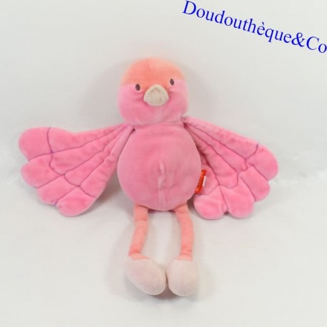 Plush bird MARESE pink Large wings 30 cm