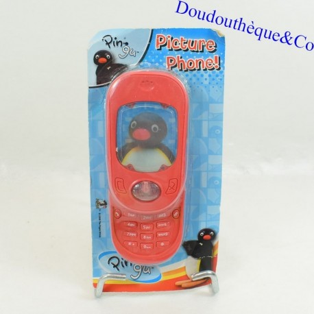Games Plastic Phone PINGU the Pygos Group Penguin Pingu Vintage 2008 NEW