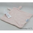 Doudou flaches Kaninchen VERTBAUDET rosa glitzernd