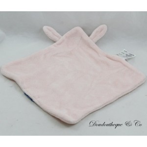 Doudou flaches Kaninchen VERTBAUDET rosa glitzernd