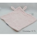 Doudou flaches Kaninchen VERTBAUDET rosa glitzernd