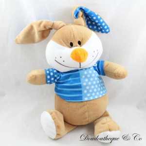 Plüschkaninchen FIZZY graublaues T-Shirt