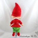 Plush Elf Christmas red and green elf of Santa Claus 40 cm