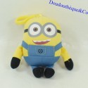 Keychain Plush Minion Despicable Me and Nasty Blue overalls 12 cm