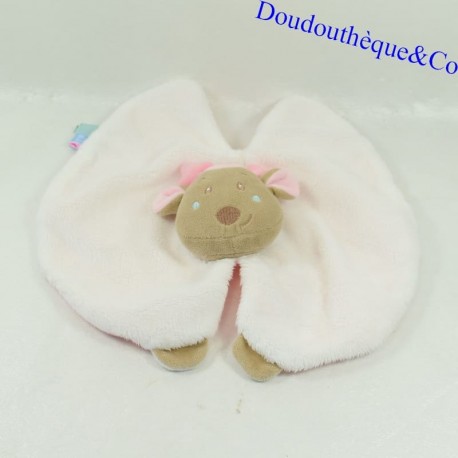 Flachdecke Hirsch Rentier GERSTE ZUCKER rosa und weiße Blume 24 cm Flachdecke Hirsch Rentier GERSTE ZUCKER rosa und weiße Blume 24 cm
