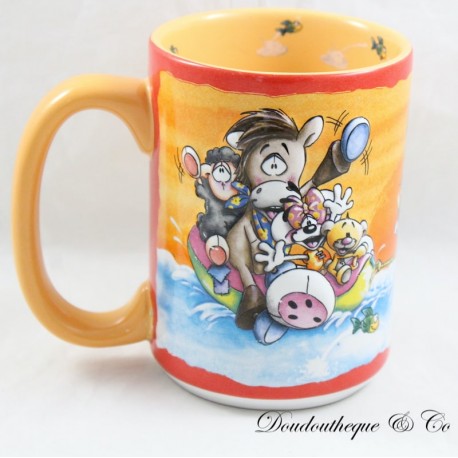 Becher in Relief Maus DIDDL orange Boot Keramik Tasse 3D 10 cm Becher in Relief Maus DIDDL orange Boot Keramik Tasse 3D 10 cm