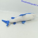 Peluche Shark di NATURE PLANET blu e bianco 29 cm
