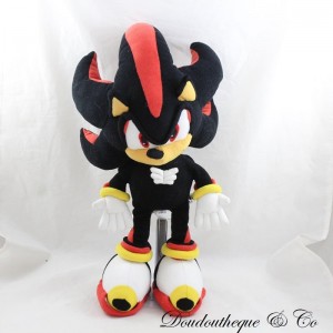 Peluche Sonic nero SEGA Nero Sonic il riccio rosso nero 38 cm