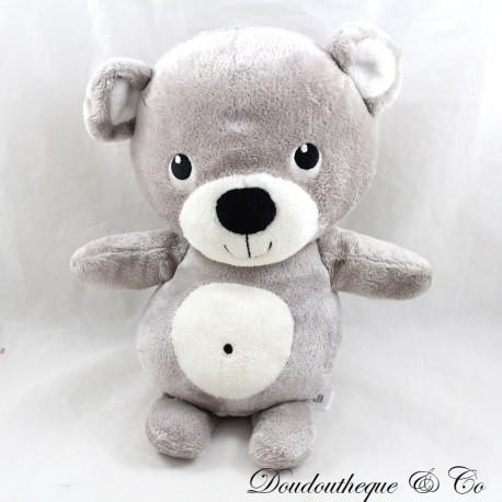 Plush bear H&M grey white H and M 28 cm