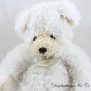 Doudou mouchoir ours BABY NAT' blanc beige