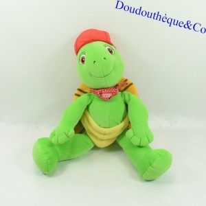 Plüschschildkröte Franklin JEMINI Mütze Bandana rot 32 cm