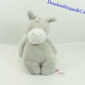 Plush donkey PRIMARK gray and white 26 cm