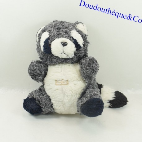 Plüsch Waschbär BOULGOM schwarz und weiß vintage alt 20 cm Plüsch Waschbär BOULGOM schwarz und weiß vintage alt 20 cm